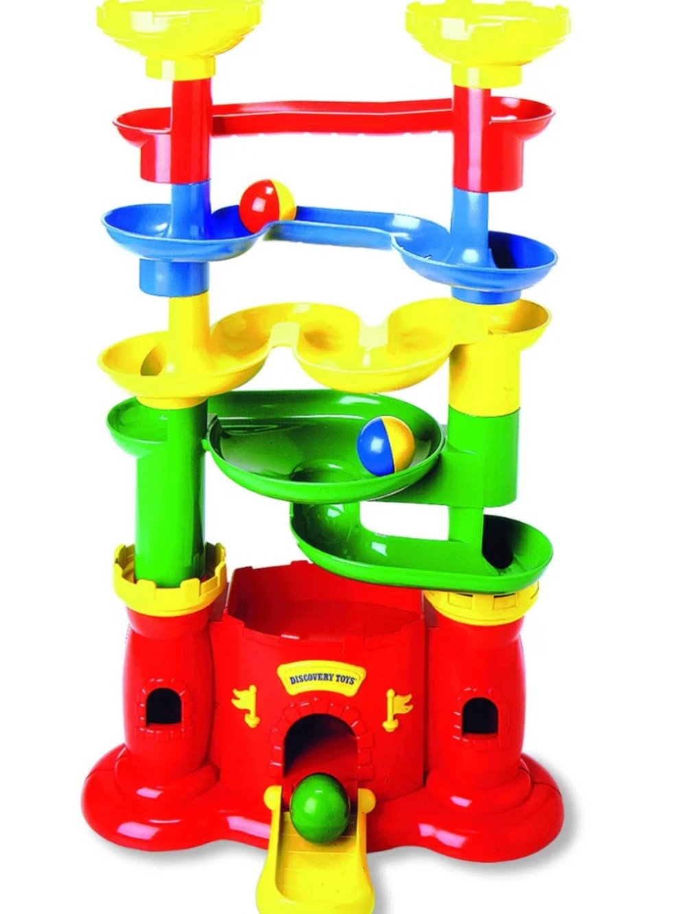 Discovery Toys CASTLE MARBLEWORKS Chime Ball Drop Tower Toy